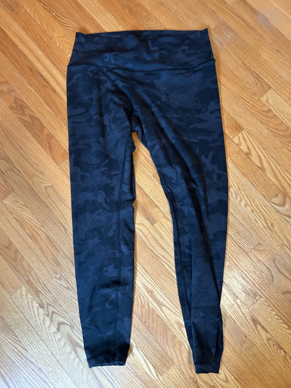Lululemon Black Camo High-Waist Leggings